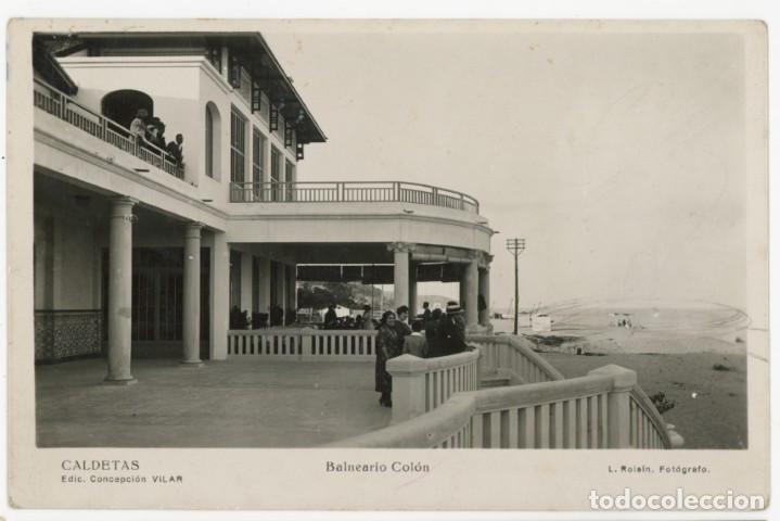 Postales: a11186 Caldetes Balneario Colon Roisin sc fotografica animada
