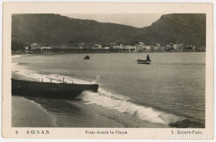 Postales: a11189 Roses Vista Desde La Playa Roisin N&ordm;2 escrita fotografica