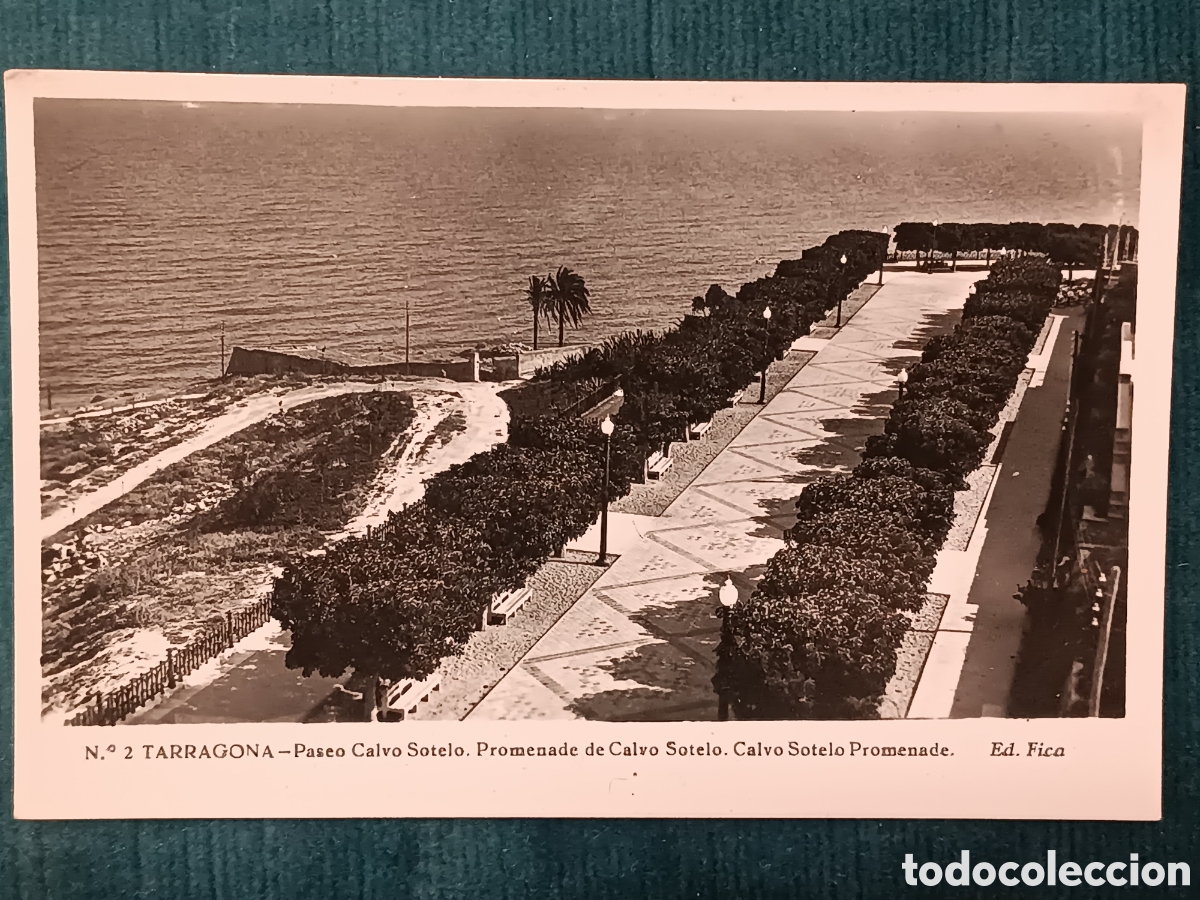 Postales: N&deg;2 TARRAGONA. Paseo Calvo Sotelo