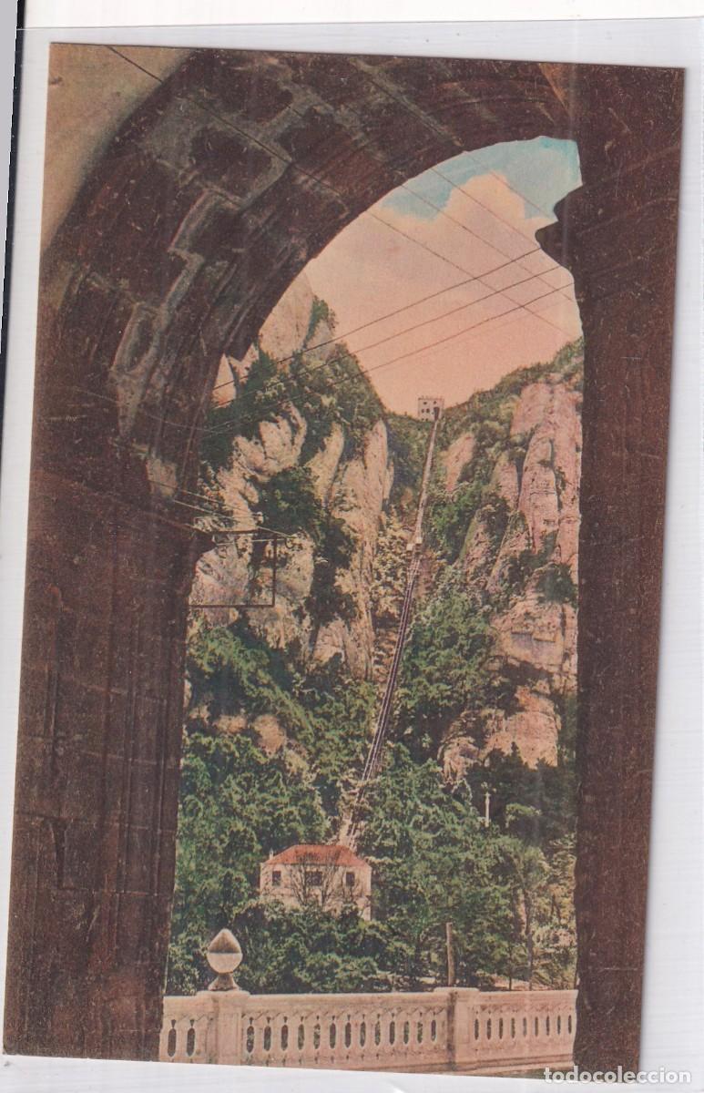 Postcards: Funicular de Montserrat a St Joan. n&ordm; 2 Linea desde el monasterio. Edici&oacute;n Arte Zerkowitz Barcelona