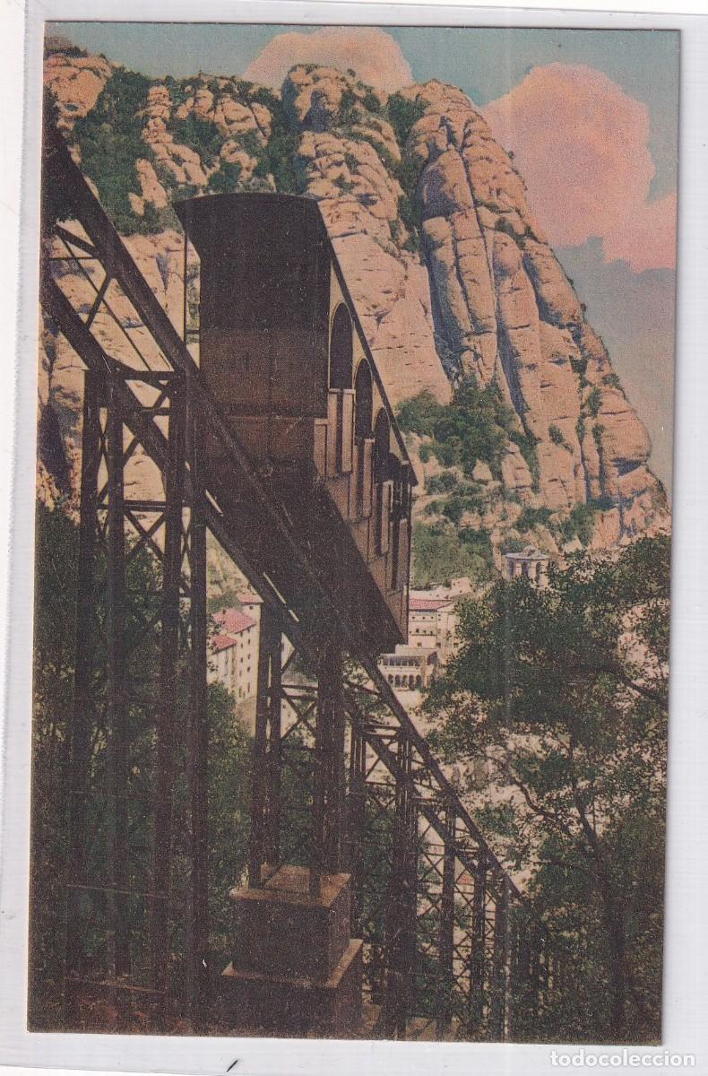 Postcards: Funicular de Montserrat a St Joan. n&ordm; 5 detalle del viaducto . Edici&oacute;n Arte Zerkowitz Barcelona