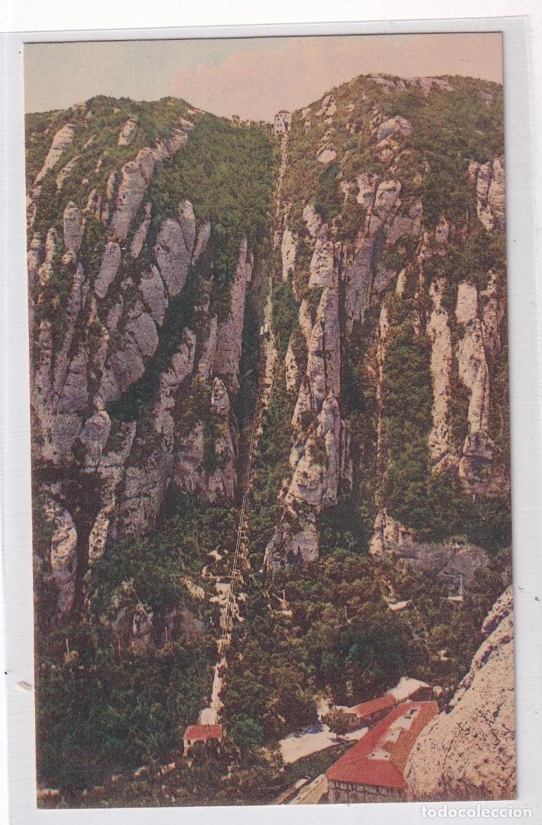 Postcards: Funicular de Montserrat a St Joan. n&ordm; 1 funicular desde San Dimas . Edici&oacute;n Arte Zerkowitz Barcelona