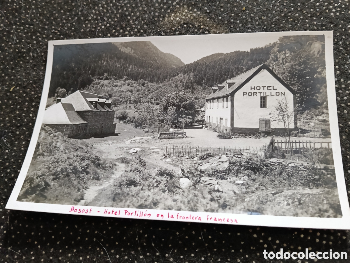 Postales: Postal del Valle de Aran L&eacute;rida, Bosost, Hotel Portillon 1350 m.
