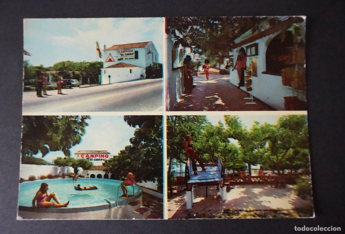 Postales: Camping EL CARRO, Canet de Mar, postal sin circular editada en el a&ntilde;o 1971