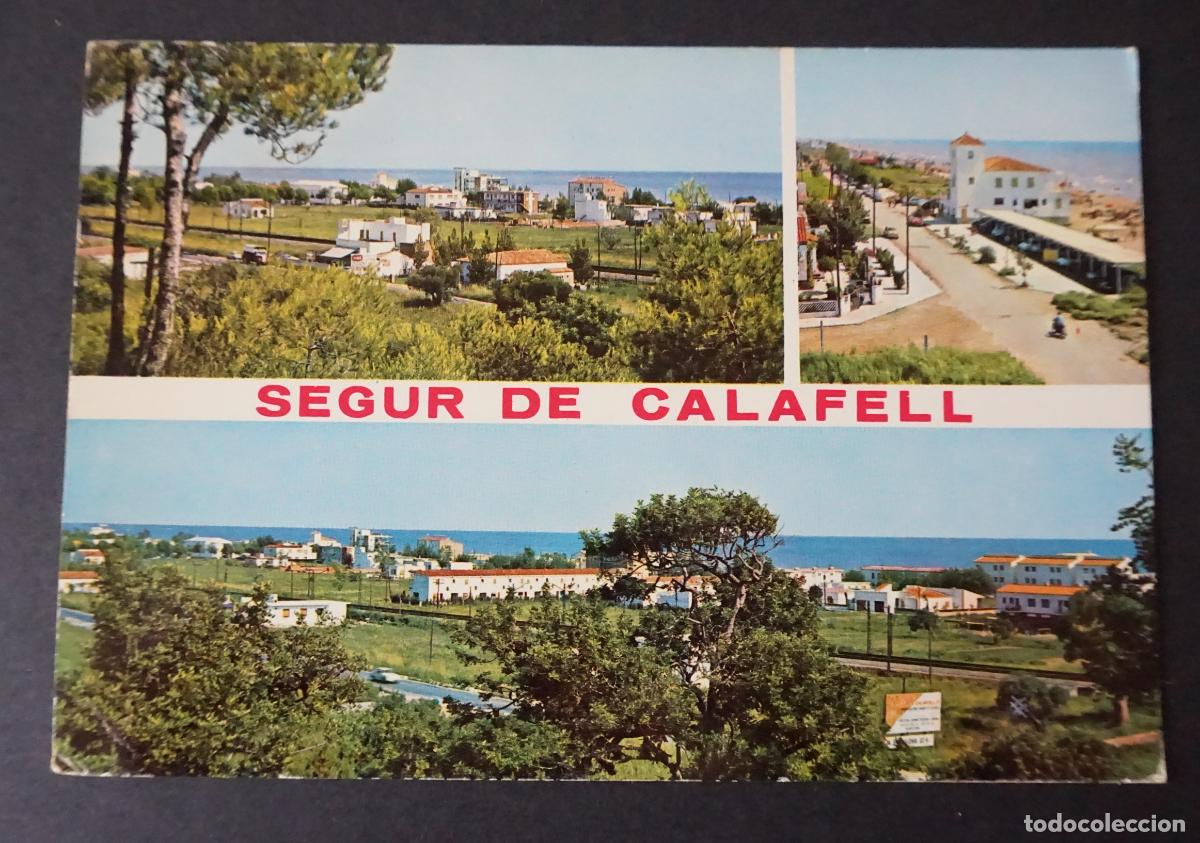 Postales: Segur de Calafell, postal circulada con sello , editada en el a&ntilde;o 1965
