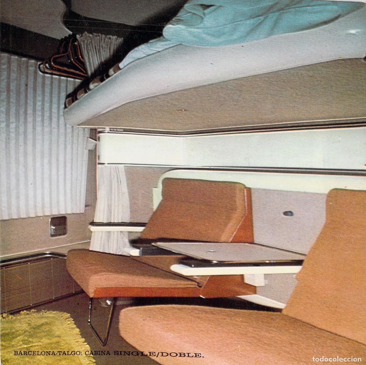 Postales: Postal Tren Barcelona-Talgo Cabina Single/Doble