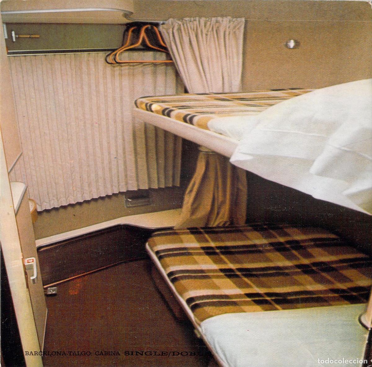 Postales: Postal Cabina Single/Doble Tren Barcelona-Talgo