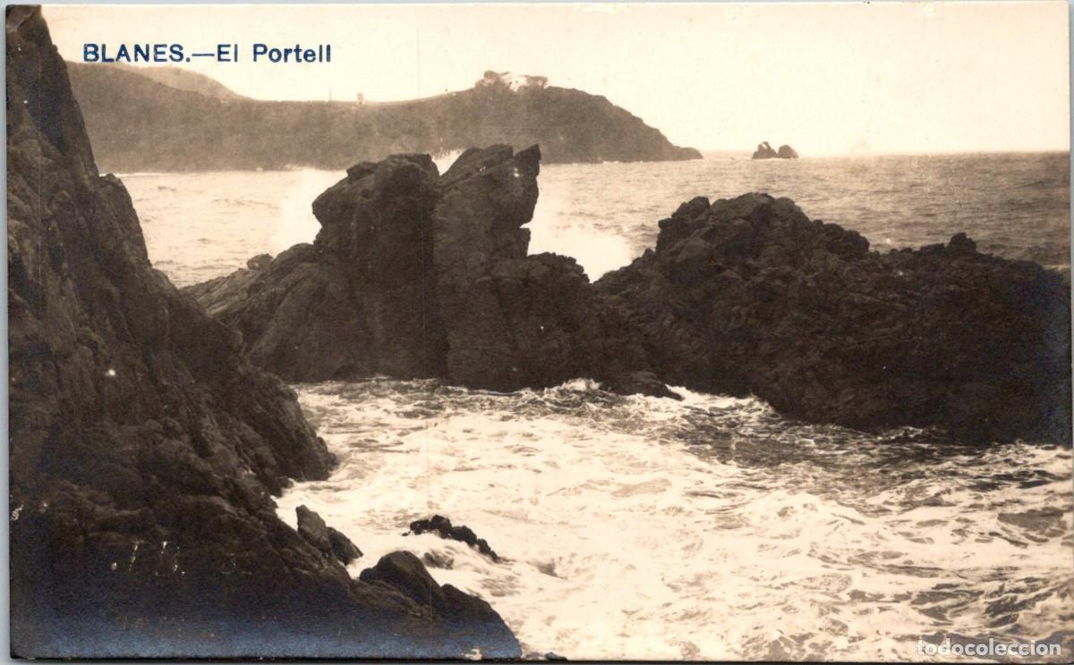 Postales: Blanes - El Portell - Fotogr&aacute;fica - Edici&oacute;n J. B. - 135x83mm