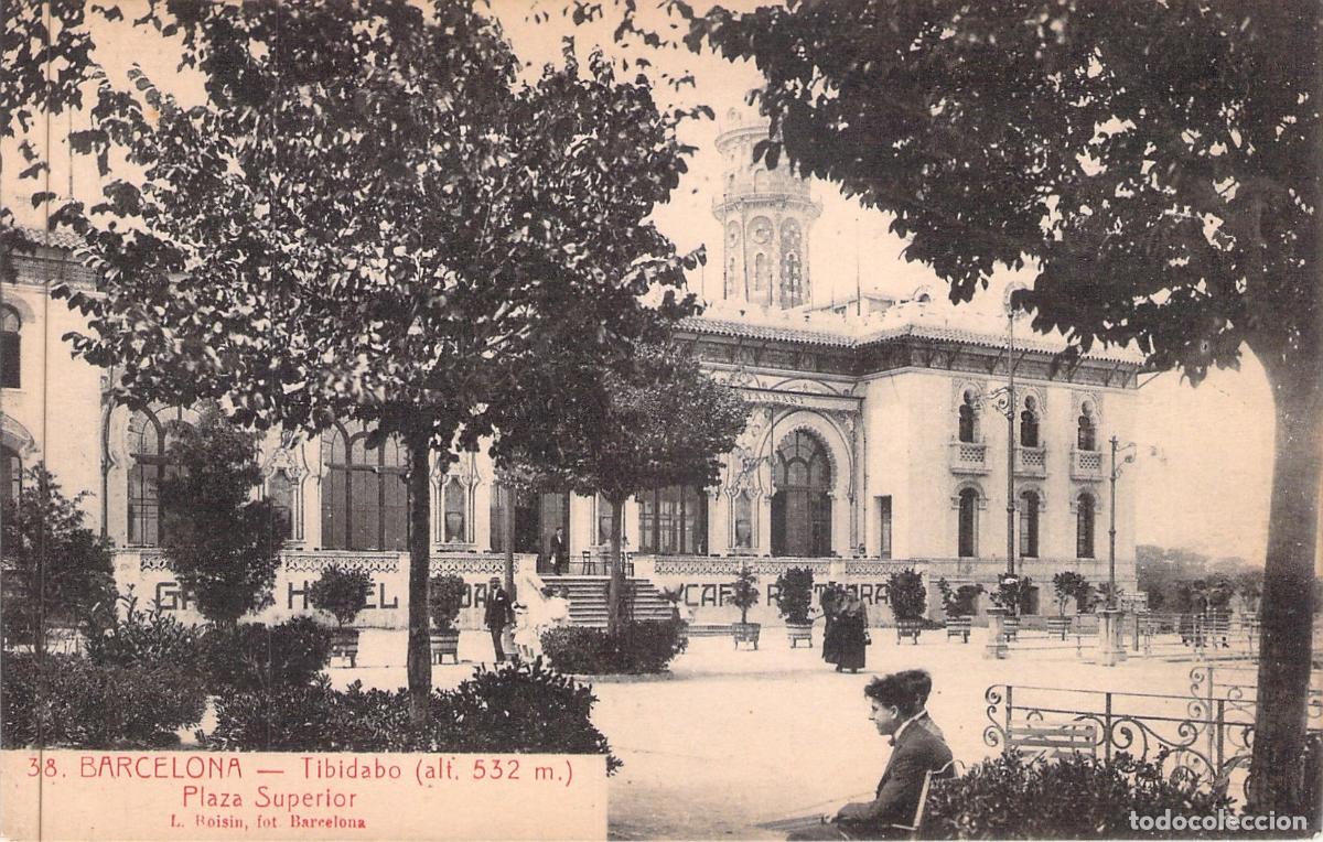 Postales: Postal Barcelona Tibidabo Plaza Superior L. Roisin