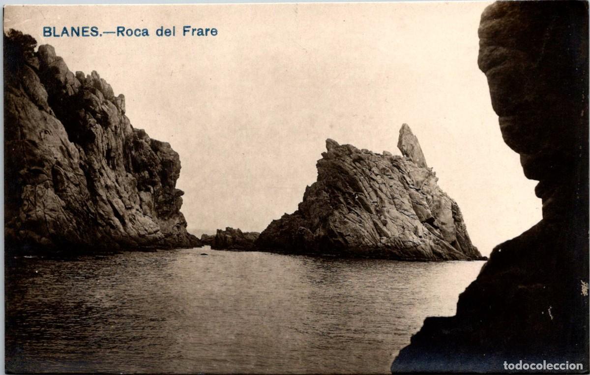 Postales: Blanes - Roca del Frare - Fotogr&aacute;fica - Edici&oacute;n J. B. ? - 135x85mm
