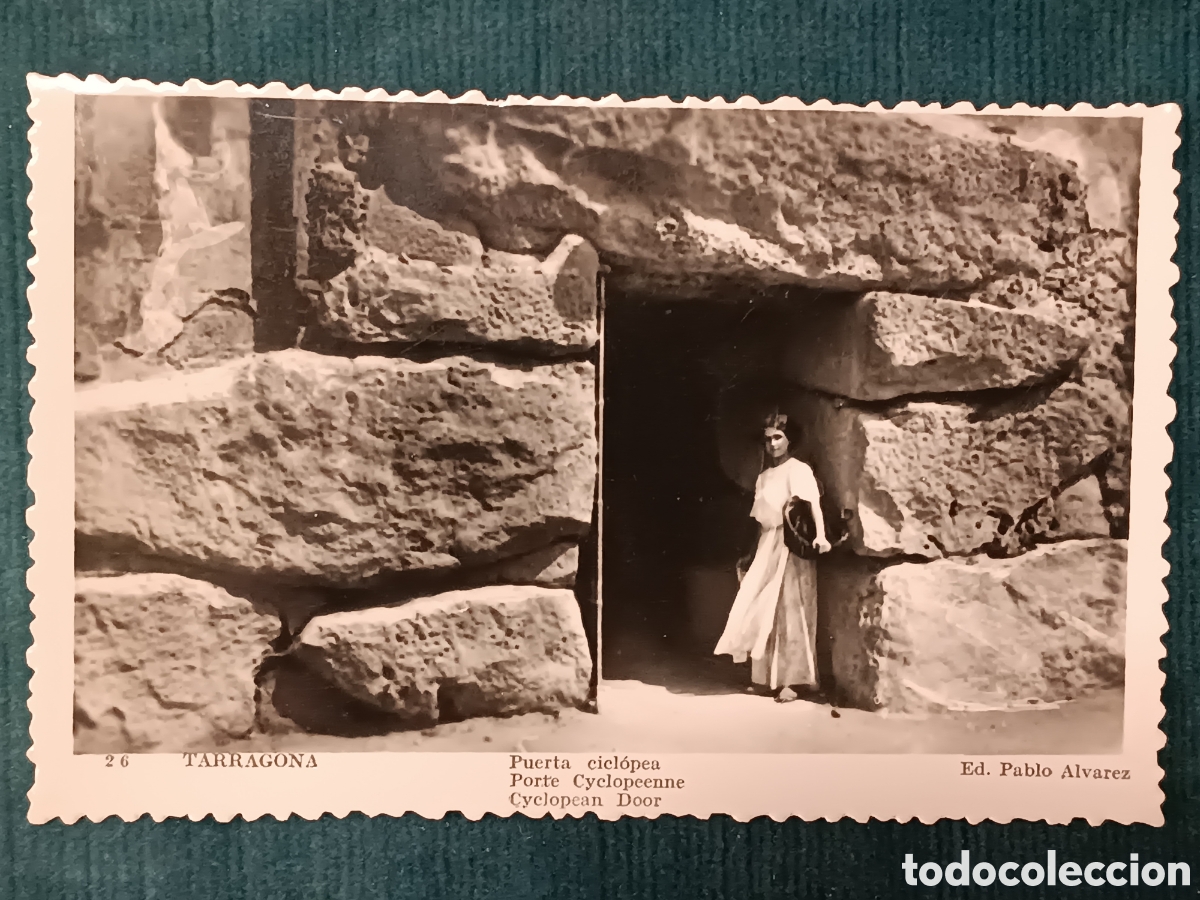 Postales: 26 TARRAGONA. Puerta cicl&oacute;pea