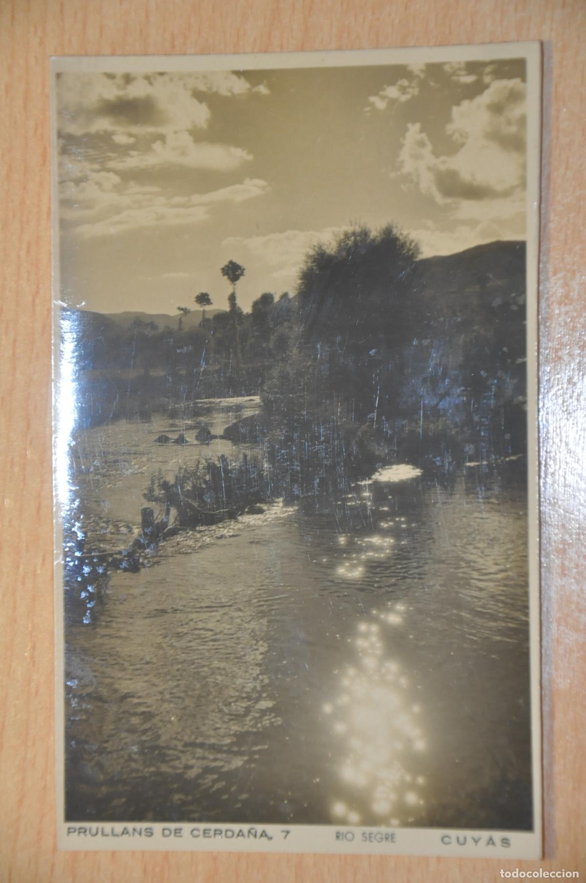 Postales: postal prullans de cerda&ntilde;a, rio segre foto cuyas