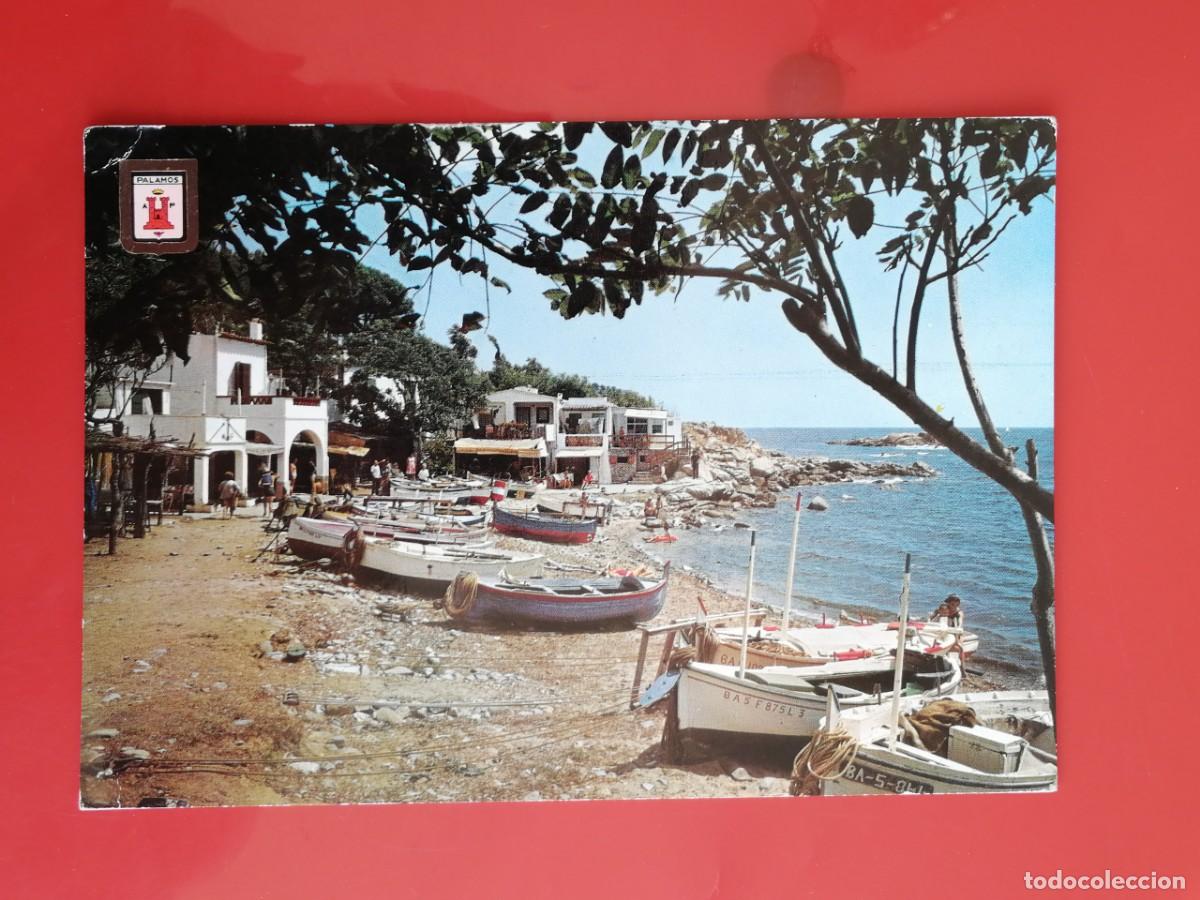 Postales: POSTAL 18538 ESCRITA-ESCUDO DE ORO 1592 PALAMOS GIRONA CALA S&rsquo;ALGUER -BARCOS PESCA PLAYA