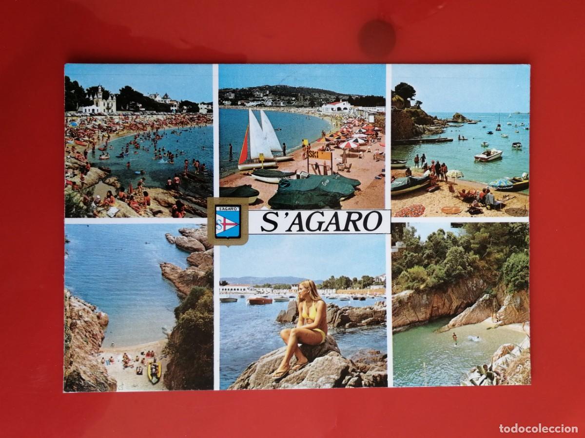 Postales: POSTAL 18539 MAT.HOSPITALET BARCELONA 1989-ESCUDO DE ORO 35 S&rsquo;AGARO SANT FELIU GUIXOLS GIRONA