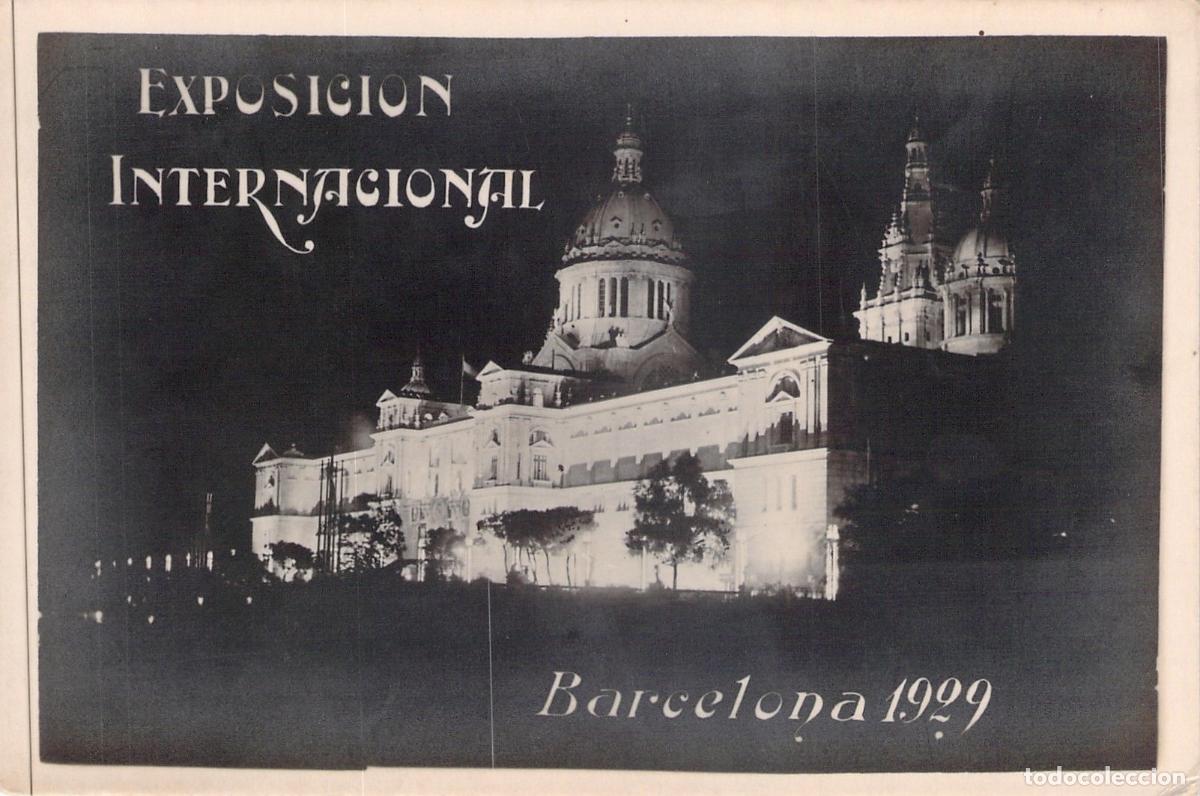 Postales: Postal de la Exposici&oacute;n Internacional de Barcelona, Palau Nacional