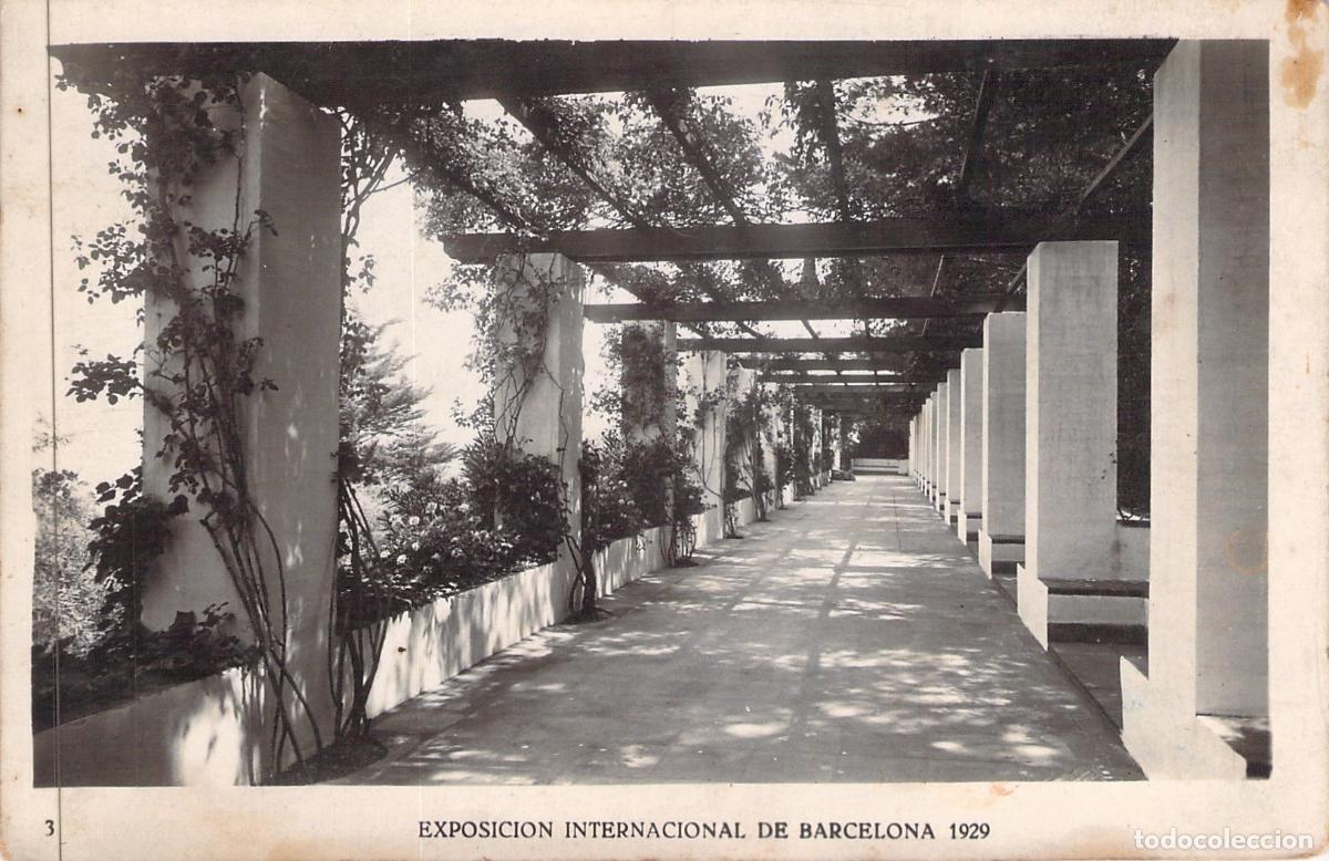 Postales: Postal de La Rosaleda en la Exposici&oacute;n Internacional de Barcelona