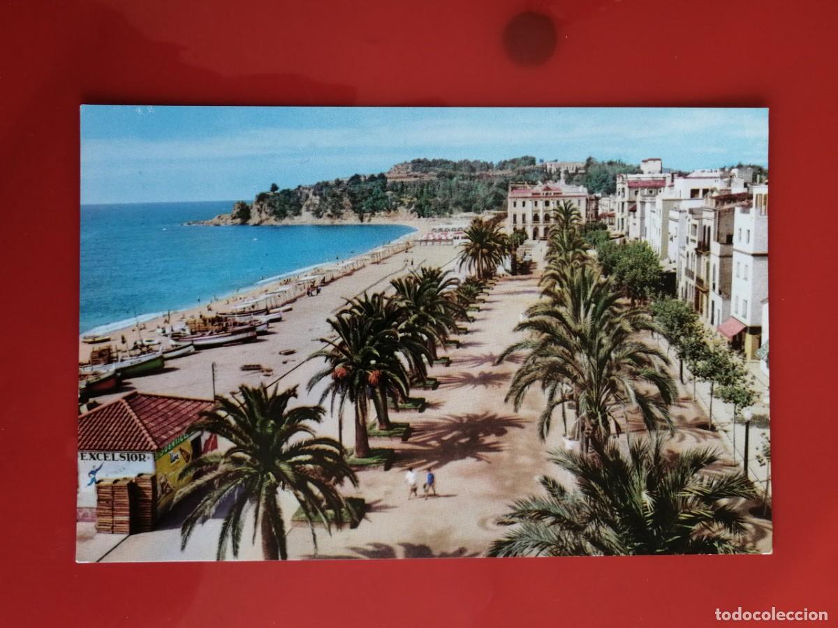 Postales: POSTAL 18558 NUEVA-UBACH 351 LLORET DE MAR GIRONA PASEO VERDAGUER PLAYA BARCO