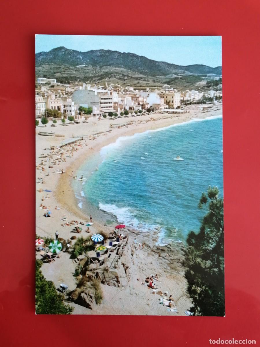 Postales: POSTAL 18559 SIN USO-UBACH 362 LLORET DE MAR GIRONA ROCAS Y PLAYAS DE LA CARABERA
