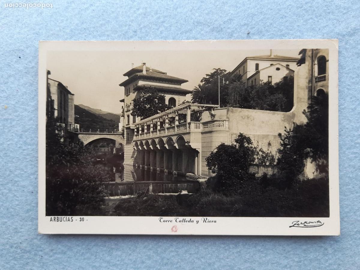Cartoline: Arbucias. Torre Talleda y Riera.