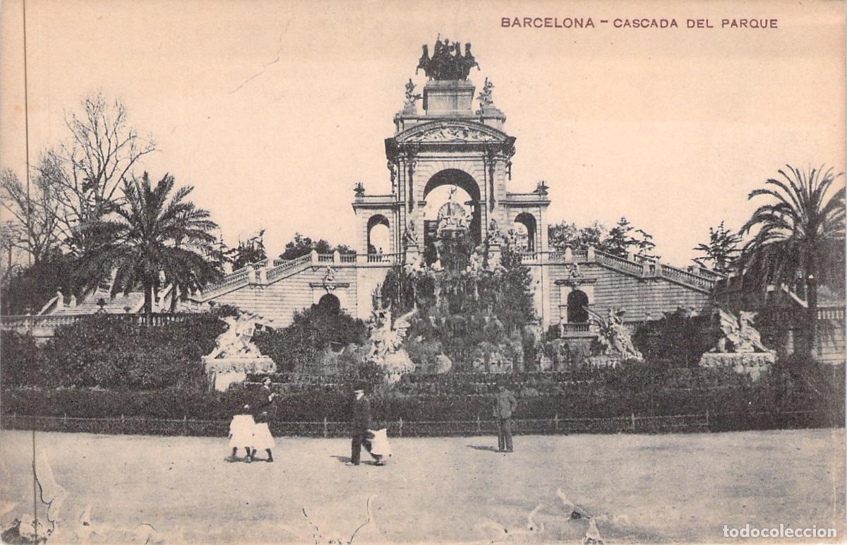 Postales: Postal Barcelona Cascada del Parque de la Ciutadella