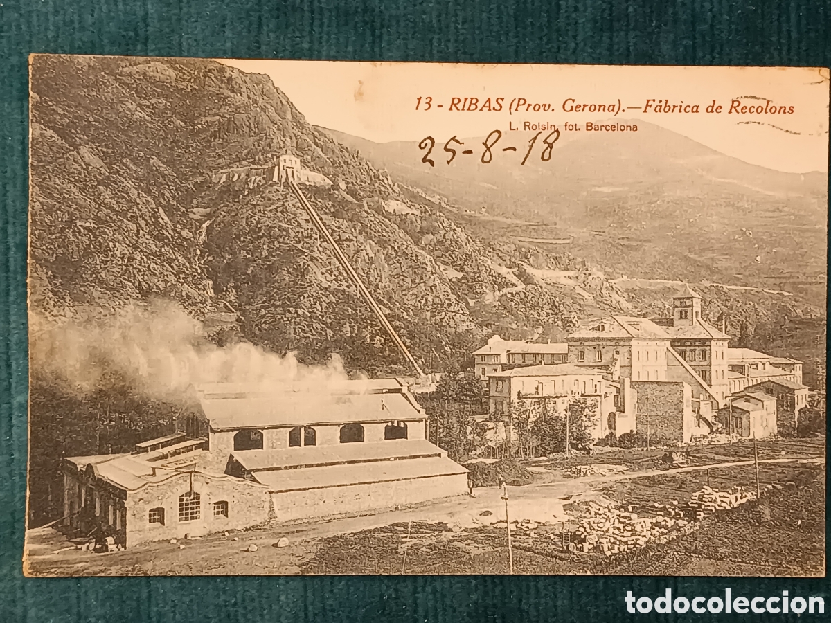 Postales: 13 RIBAS. F&aacute;brica de Recolons