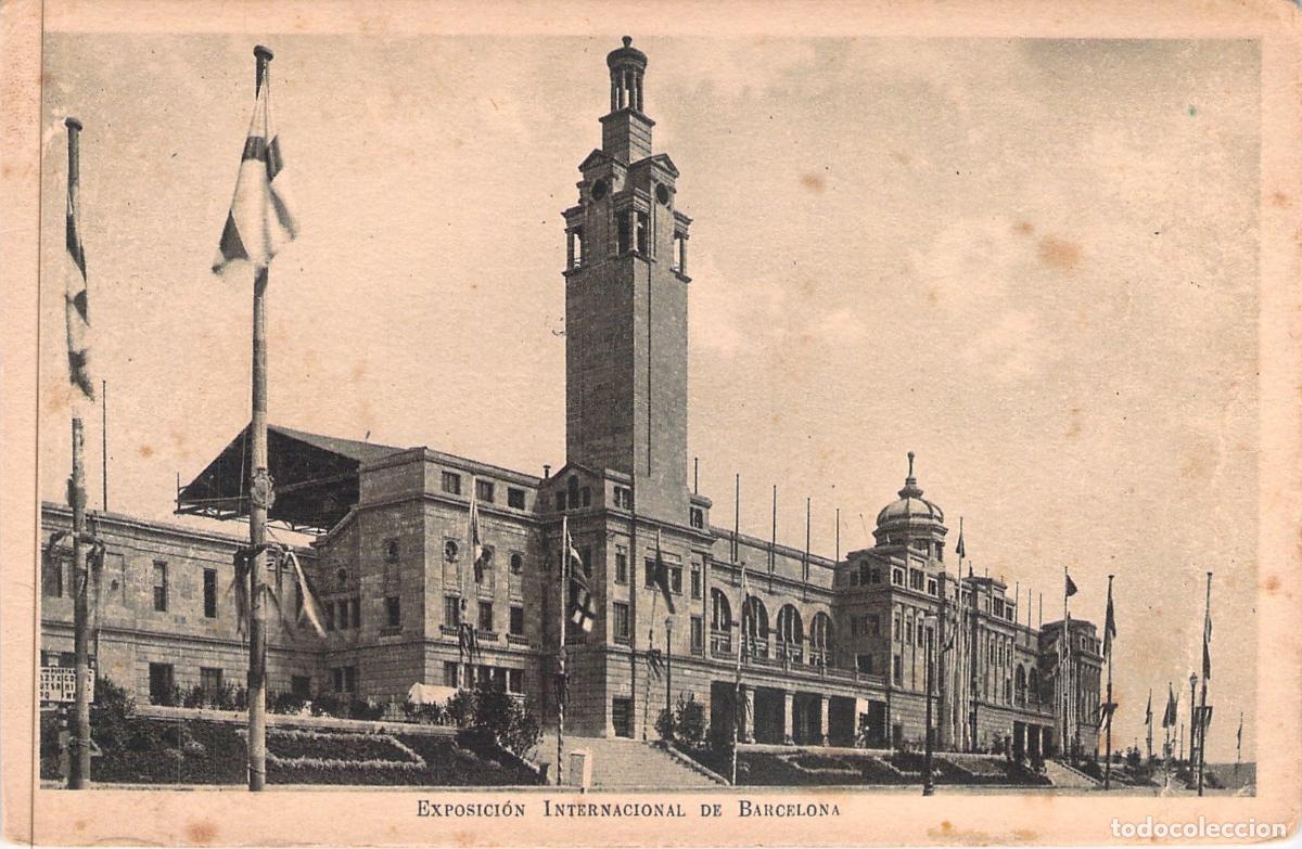 Postales: Tarjeta Postal El Estadio Exposici&oacute;n Internacional de Barcelona