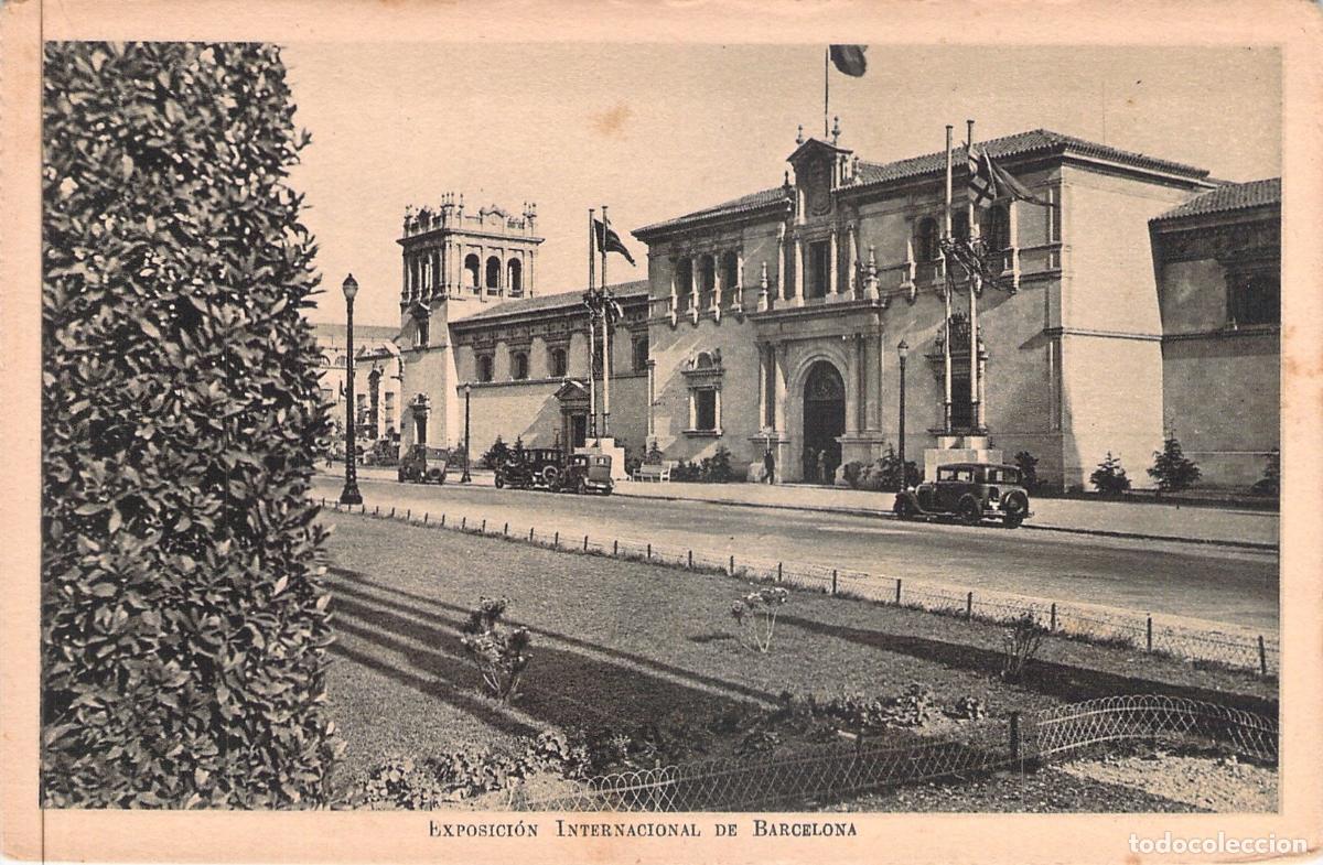 Postales: Postal Pabell&oacute;n del Estado, Exposici&oacute;n Internacional de Barcelona