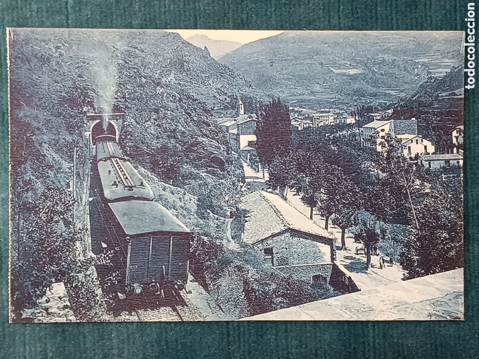 Postales: 6 Ferrocarril Transpirenaico. Tunel de RIBAS. Ribes