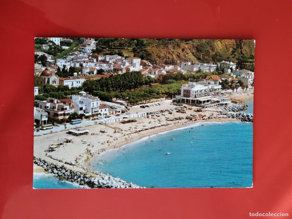 Postales: POSTAL 18592 ESCRITA-CYP SERIE II N&ordm; 571 CALDETAS BARCELONA VISTA GENERAL PLAYA