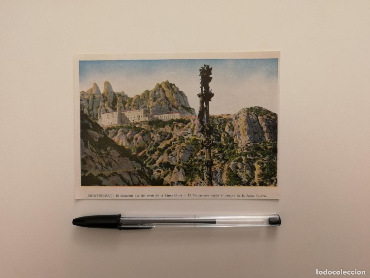 Postales: ANTIGUA TARJETA -10*15- MONTSERRAT - SANTA COVA