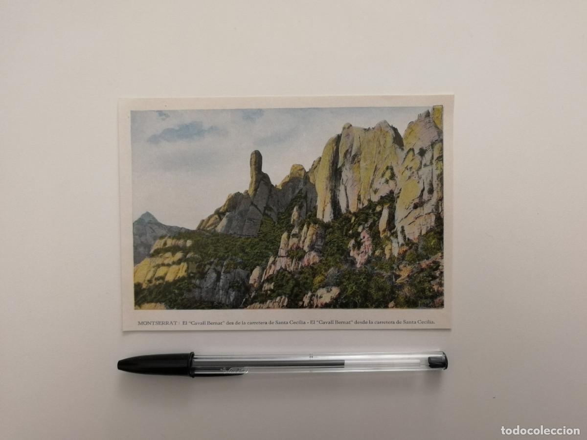 Postales: ANTIGUA TARJETA -10*15- MONTSERRAT - EL CAVALL BERNAT