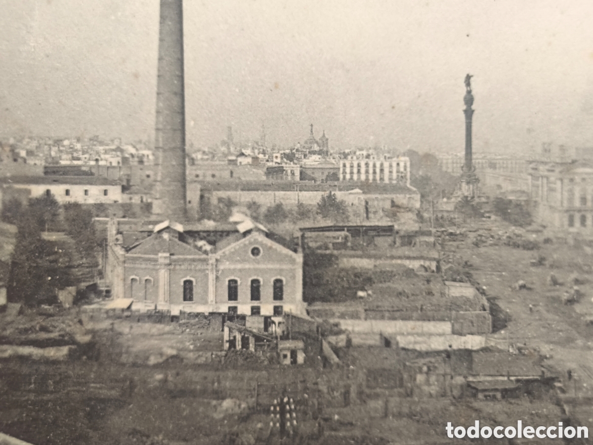 Postales: BARCELONA VISTA DESDE MIRAMAR POSTAL FOTOTIPIA HAUSER Y MENET C. 1915