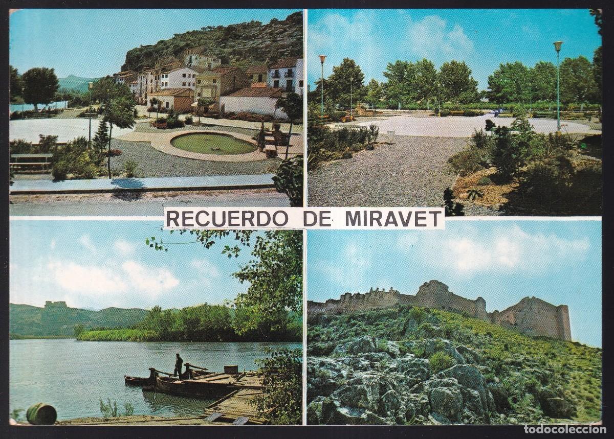 Cartoline: Miravet. *Variats aspectes de la poblaci&oacute;* Ed. Vista-Crom n&ordm; 2. Circulada 1974.