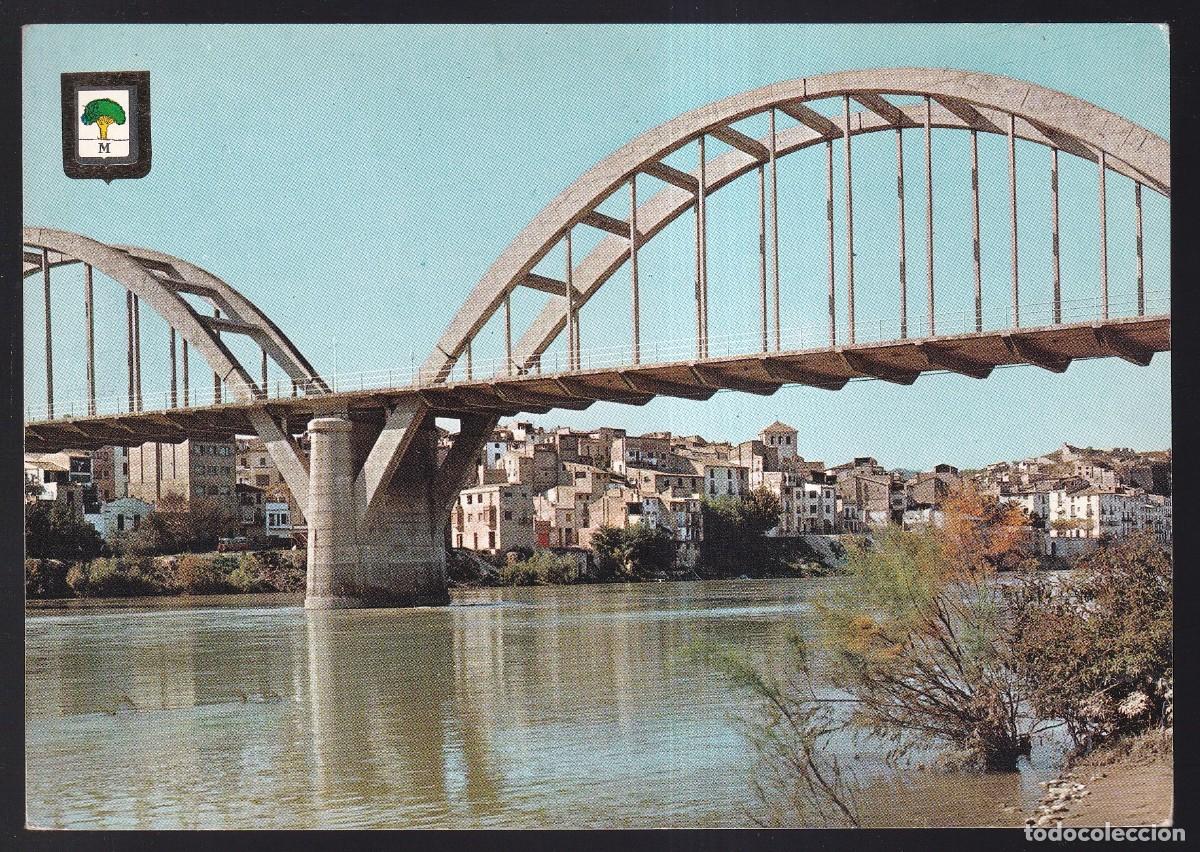 Postales: M&oacute;ra d'Ebre. *El R&iacute;o Ebro al paso por Mora* Ed. Fisa n&ordm; 5482. Nueva.