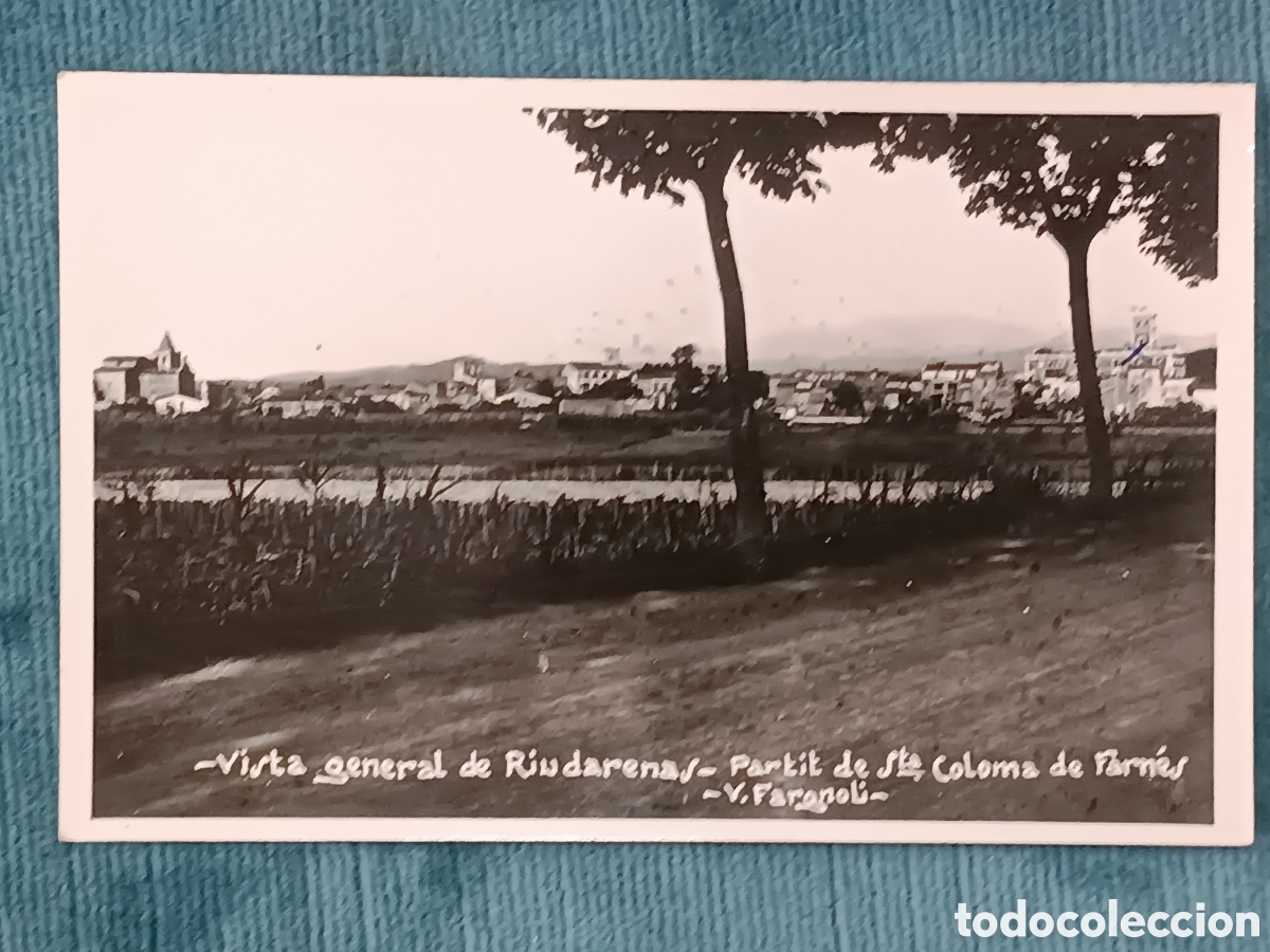 Postales: Vista general de Riudarenas. Riudarenes