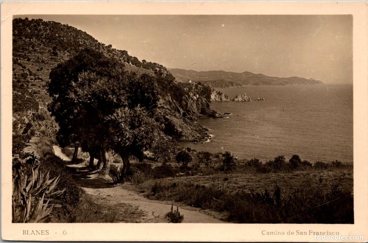 Postales: Blanes - Camino de San Francisco - n&ordm; 6 - Sin m&aacute;s datos - 141x92mm