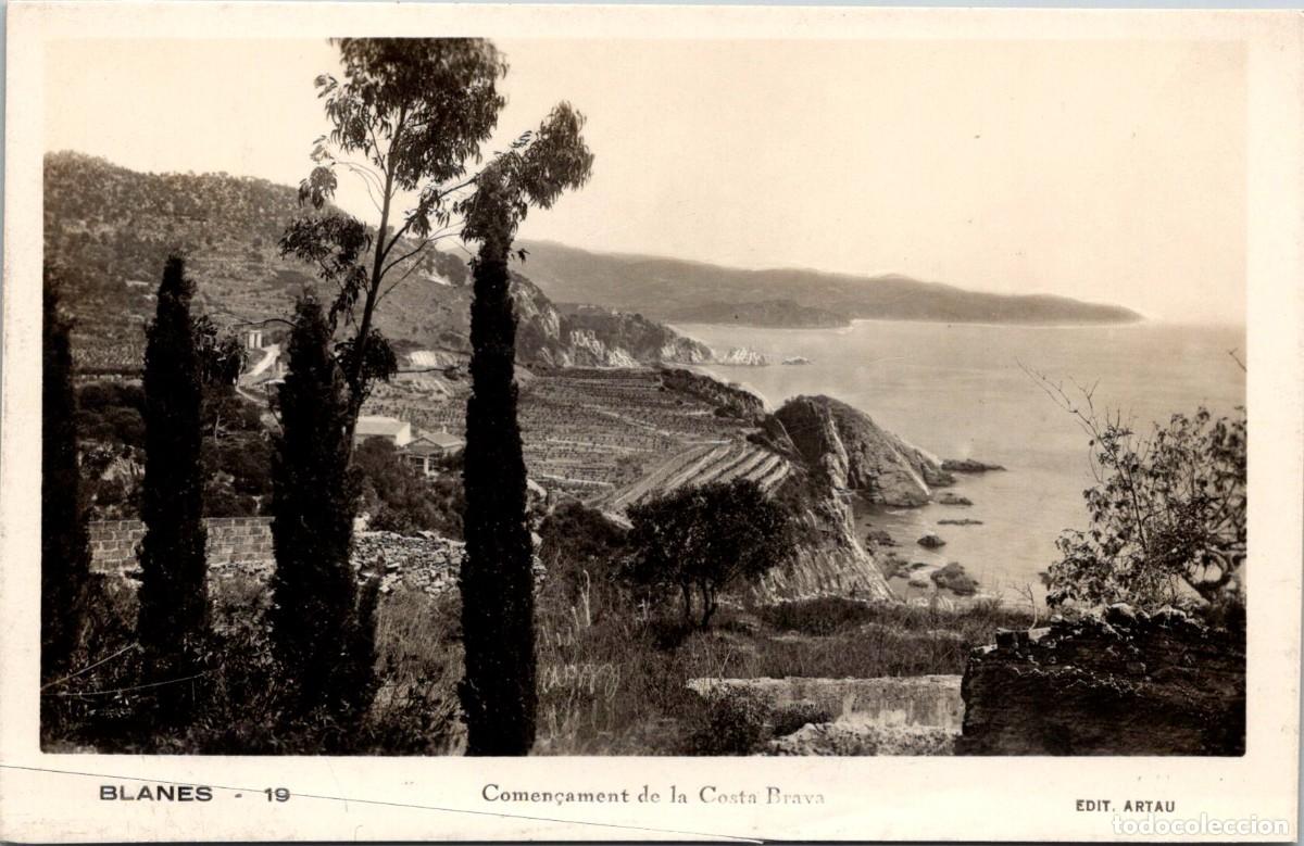 Postales: Blanes - Comen&ccedil;ament de la Costa Brava - n&ordm; 19 - Edit. Artau - 142x91mm