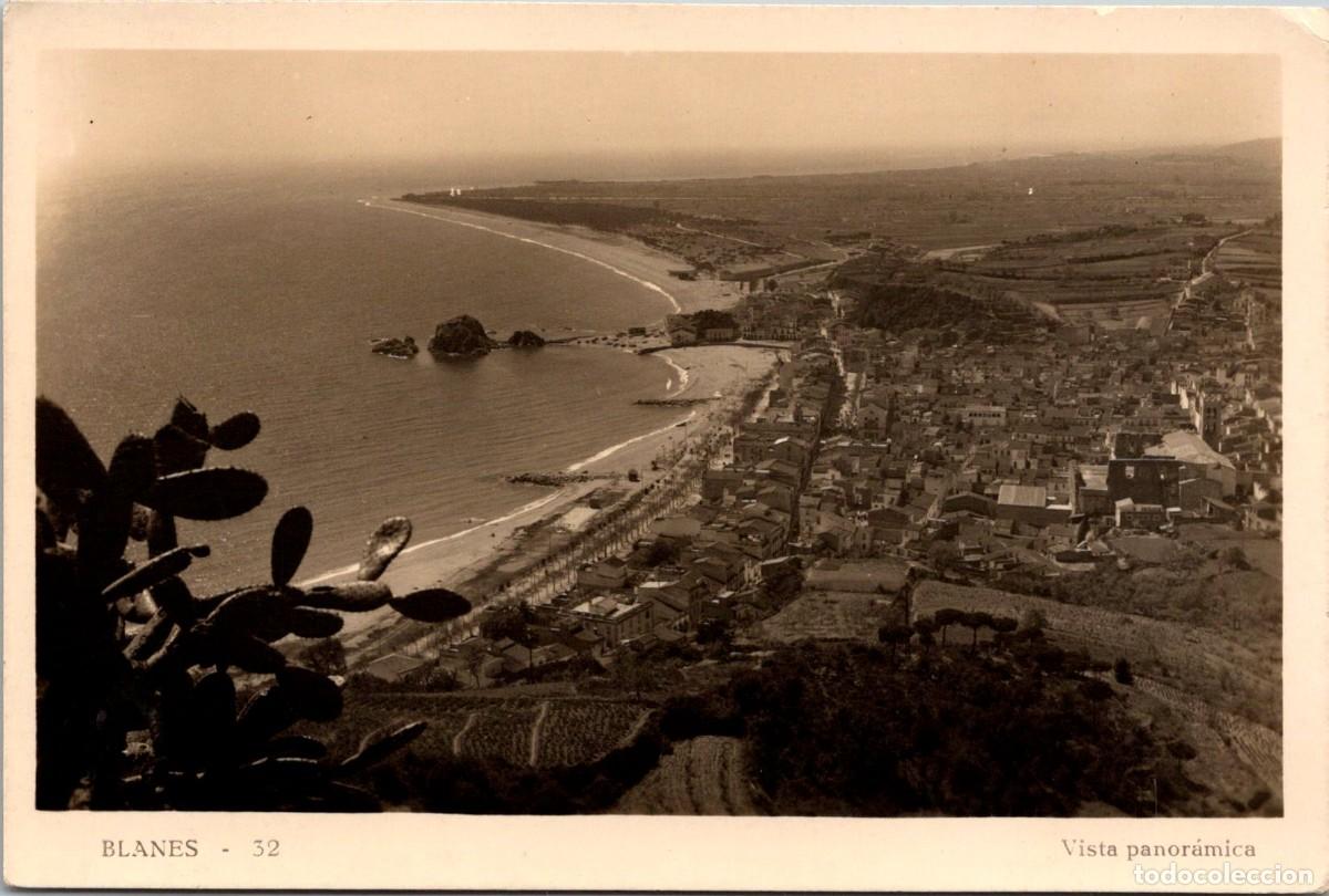 Postales: Blanes - Vista panor&aacute;mica - n&ordm; 32 - Sin m&aacute;s datos - 140x93mm - In&eacute;dita en Todocolecci&oacute;n