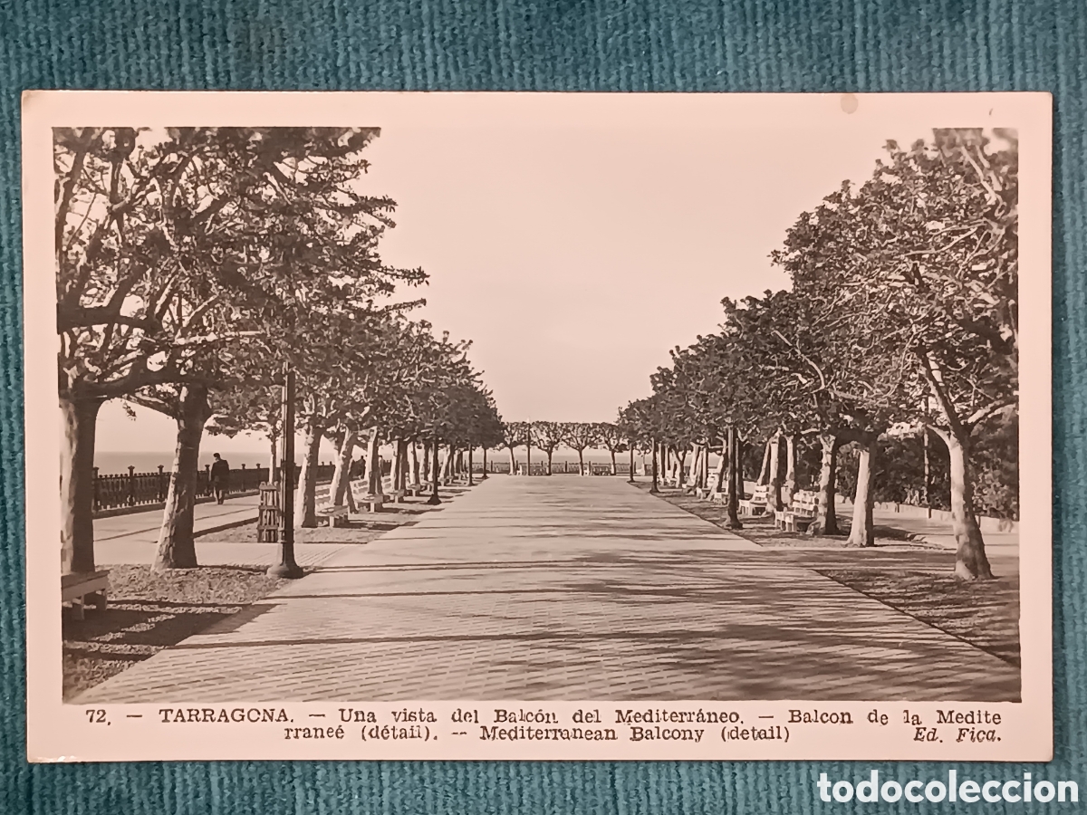 Postales: 72 TARRAGONA. Una vista del Balc&oacute;n del Mediterr&aacute;neo.