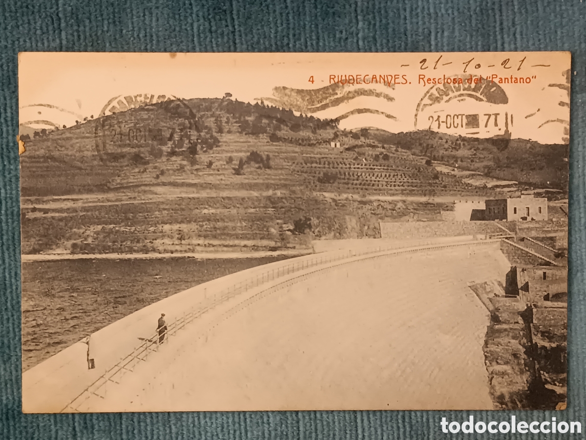 Postales: 4 RIUDECANYES. Resclosa del &rdquo;Pantano&rdquo;