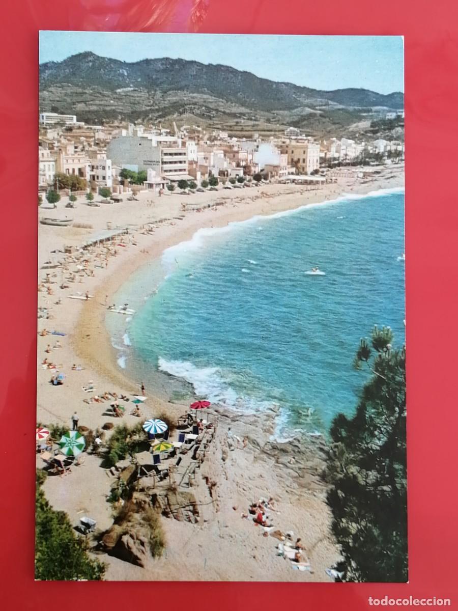 Postales: POSTAL 18774 NUEVA-UBACH 362 LLORET DE MAR GIRONA ROCAS Y PLAYASDE LA CARABERA