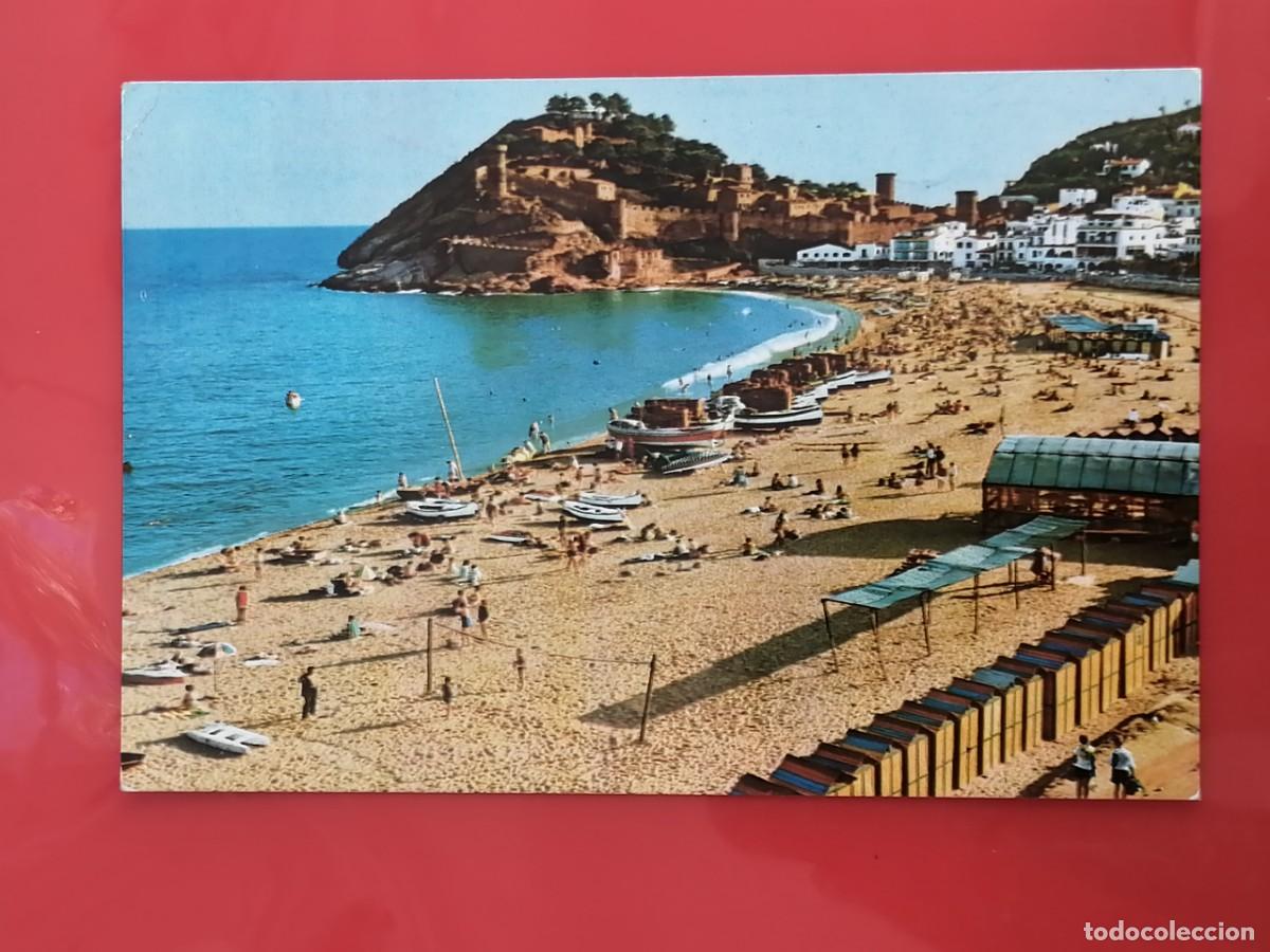 Postales: POSTAL 18764 MAT.1976-UBACH 477 TOSSA DE MAR GIRONA EL GRAN DECORADO DE LA COSTA BRAVA PLAYA