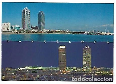 Postales: 2 VISTAS DEL PORT OLIMPIC.- BARCELONA