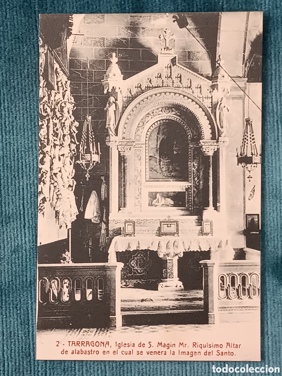 Postales: 2 TARRAGONA. Iglesia de S. Magin Mr.