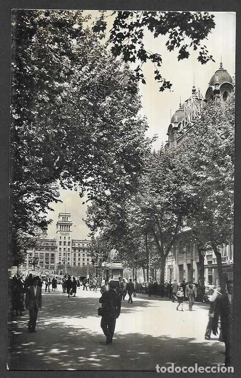 Postales: Postal. Barcelona- N&uacute;m 6049. Rambla de Canaletas. Oro 1960?