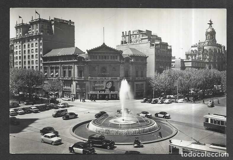 Postales: Postal. Barcelona - 17 Fuente y Paseo de Gracia. Garcia Garrabella y Compa&ntilde;&iacute;a 1958