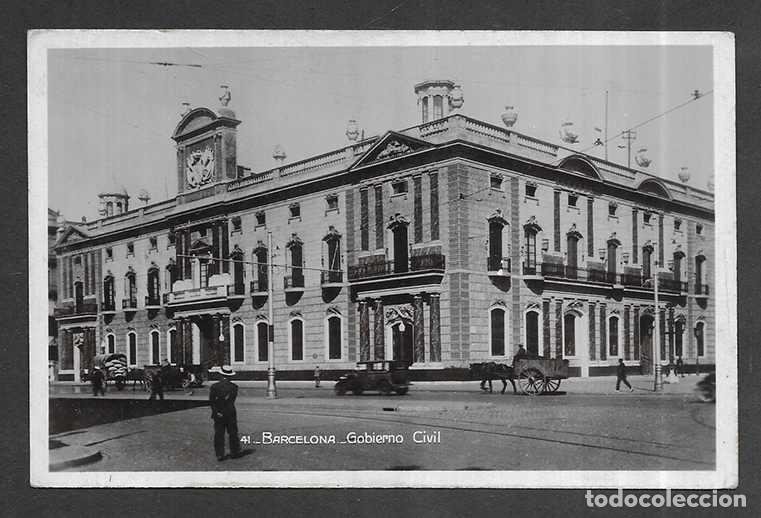 Postales: Postal. Barcelona 41 Gobierno Civil Ediciones Librer&iacute;a Francesa. 1920?