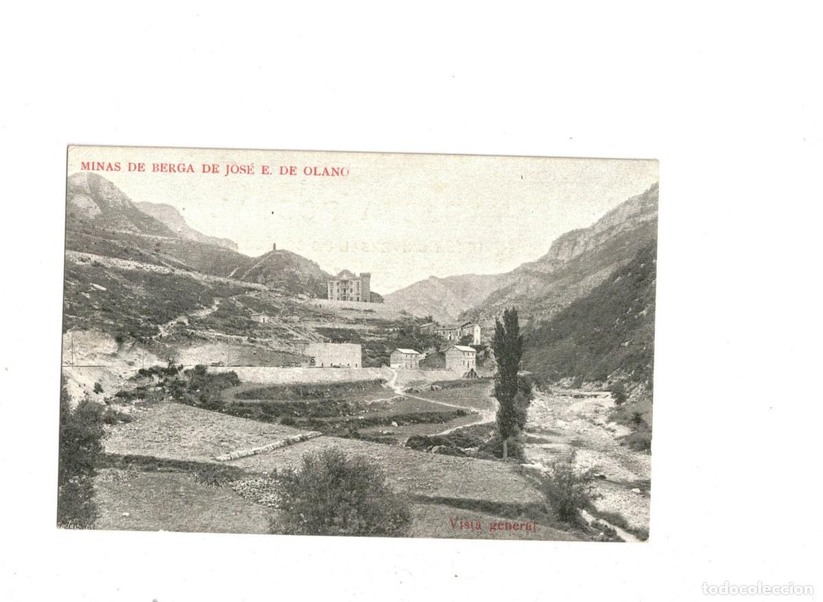 Postales: MINAS D BERGA DE JOSE E. DE OLANO. VISTA GENERAL