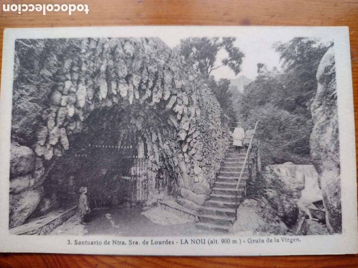 Postales: Lourdes de la Nou, postal a&ntilde;os 49-50, Rois&iacute;n