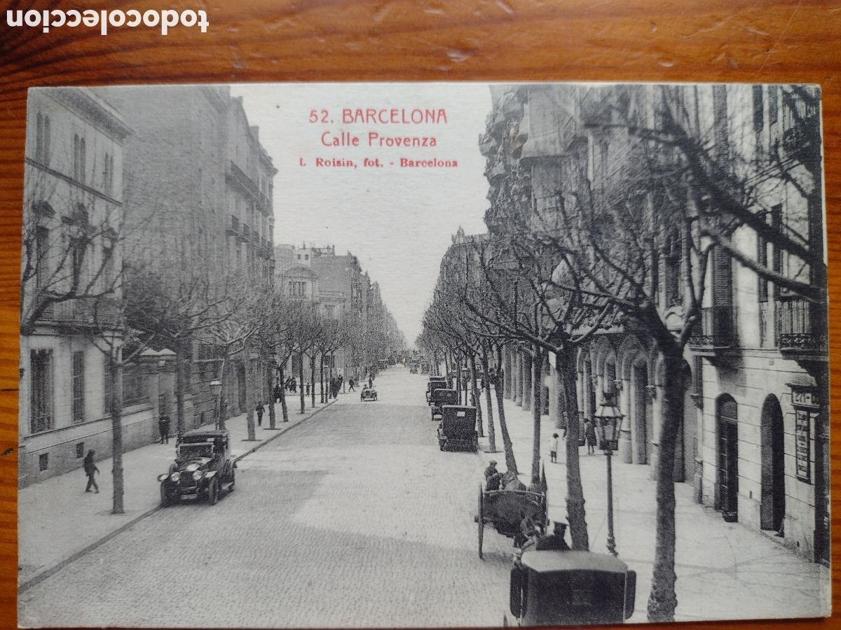 Cartoline: Postal Barcelona, a&ntilde;os 30, Rois&iacute;n